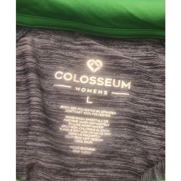 Colosseum Notre Dame Women Large 1/4 Zip Long Sleeve Pullover - Picture 7 of 7